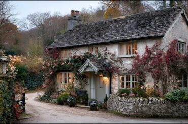 ローラ・アシュレイのウィンターハウス｜ヴィンテージフラワーを飾ったファームハウスの隠れ家：居心地が良く、素朴で、魅力的