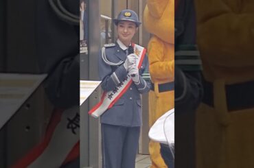 一日警察署長・俳優宮本茉由さん🚨👮‍♀️