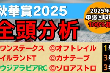 【秋華賞2025】"10月本命馬成績3-0-3-0"カムニャック以外に必ず買いたい馬とは？紐荒れもありそうな一戦で人気薄にも期待！【全頭分析】