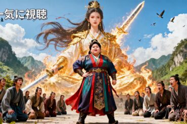 都市中が嘲笑う200kgの女…3日後、5000年の美剣神が覚醒！「屈辱は血で洗い流す」街全体を剣戟の嵐に巻き込み、敵を完全殲滅へ！ #中国ドラマ #全話 #無料 #カンフー映画