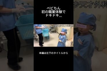 ベビちんはじめての職業体験