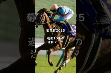 菊花賞2025 過去10年の注目データ 近年最注目の好走データとは？