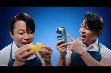アサヒビール　GINON 「冷やしGINON」篇　最新CM     吉瀬美智子.西川貴教出演。