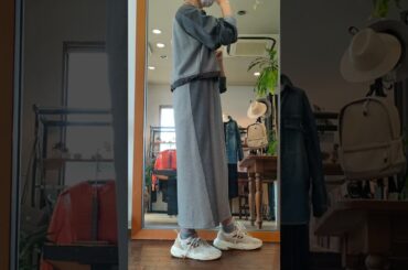 簡単スタイルアップ✨楽ちんなのに着やせしてもいいんですか！？【50代スタッフITOUYAさつきがリハビリを兼ねて今日も着る】