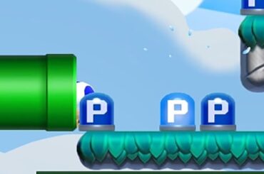 まずは青い人を土管封印【マリオメーカー2】