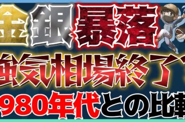 【暴落】貴金属の強気相場は終わったのか？これからどうなる？ #金価格 #銀価格 #貴金属