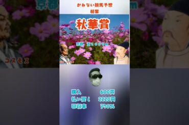 かねない競馬予想【秋華賞】結果