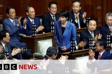 Sanae Takaichi becomes Japan's first female prime minister | BBC News