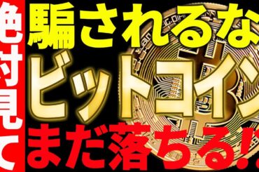 【仮想通貨】ビットコインはまだ落ちる⁉短期的な値動きに騙されるな！
