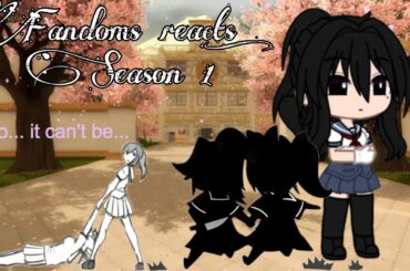 Fandoms reacts:S1 E2- Ayano Aishi • (2/12) • Yandere Simulator •