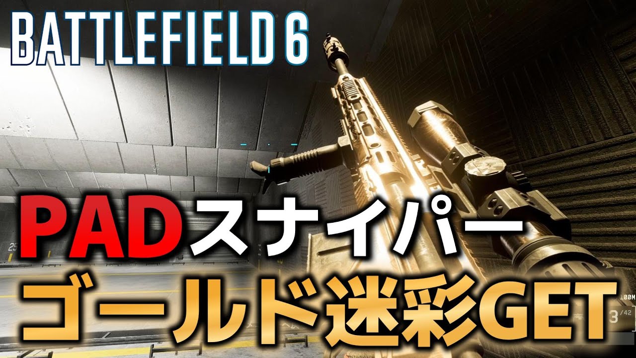 【BF6】PADでスナイパー元COD凸スナ専門のおっさん【スナイパー】 【BF6】PADでスナイパー元COD凸スナ専門のおっさん【スナイパー】