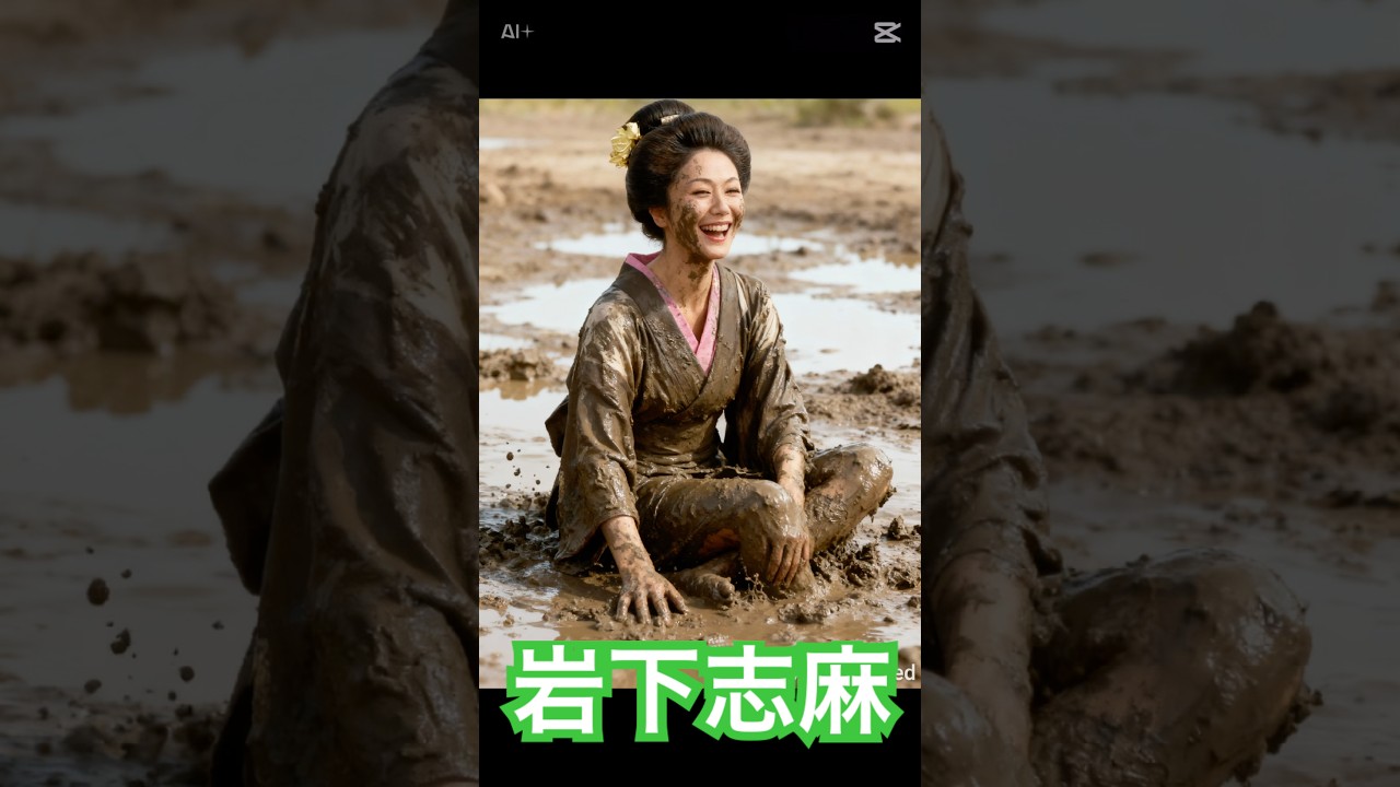 泥だらけでも美しい岩下志麻 泥だらけでも美しい岩下志麻