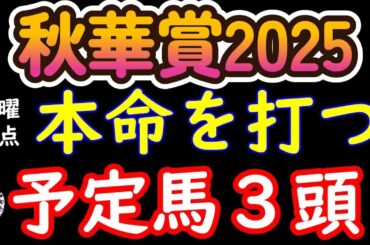 秋華賞2025本命候補３頭！上位人気2頭カムニャックとエンブロイダリーは強いものの本命を打つにはどちらか思い切って切るのも１つの手段！浮上してくる馬を含め現時点で本命に指名したい馬を３頭ピックアップ！