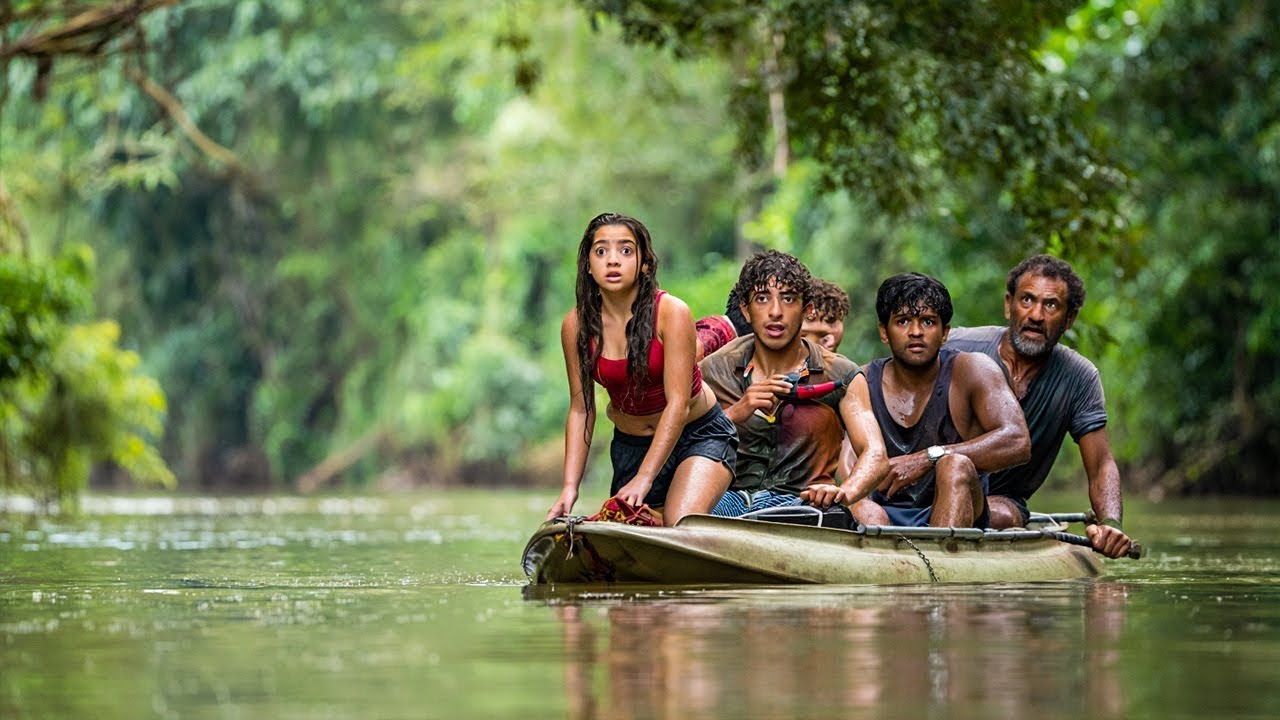 【映画紹介】四人の友人が週末のカヤック旅行に出かけるが、森で仮面の殺人者たちに追われる悪夢へと変わる。 【映画紹介】四人の友人が週末のカヤック旅行に出かけるが、森で仮面の殺人者たちに追われる悪夢へと変わる。