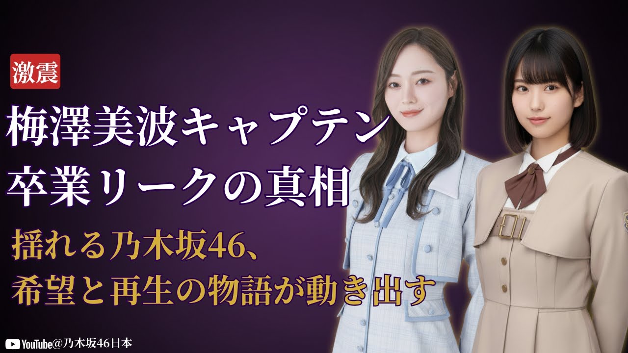 乃木坂46 Nogizaka46 卒業ラッシュと梅澤美波キャプテン卒業リークの衝撃【2025最新】 乃木坂46 Nogizaka46 卒業ラッシュと梅澤美波キャプテン卒業リークの衝撃【2025最新】