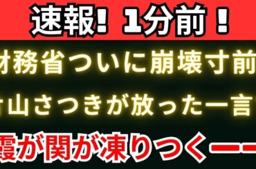 【緊急報道】片山さつき、財務省を一刀両断‼「成長しない日本を変える」決意の裏側――