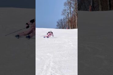 力強い！ショートカービングターン！森田優香#shorts