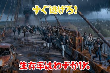 恐怖の酸性雨がすべてを腐食し、地球はほとんど全滅する【映画紹介】