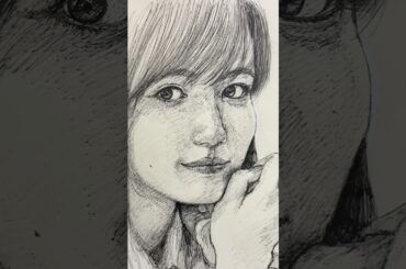 生田絵梨花さん完成までの作画動画⬆️　　　#生田絵梨花 #いくちゃん #乃木坂46