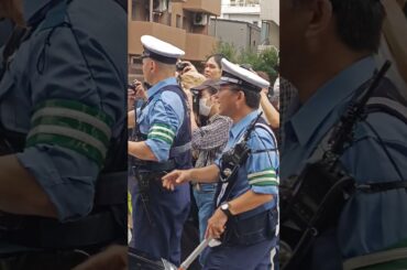 なんか警備に緊張感のある雰囲気です。一日警察署長・田崎さくらさん👮‍♀️🚨フリーアナウンサー、Oha!4 NEWS LIVE