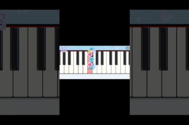 音楽リズムゲーム1863.懐メロ.桃色の片想い..松浦亜弥. #リズムゲーム #piano