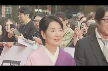 東京国際映画祭　きょう開幕　吉永小百合さんらがレッドカーペットに登場【スーパーJチャンネル】(2025年10月27日)