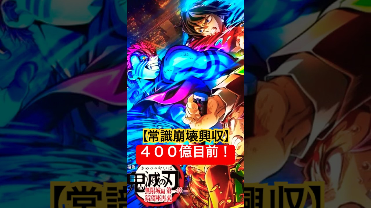 【前作超え目前】興収367億円突破!記録更新まで残り40億円!#鬼滅の刃 #劇場版 #無限城篇 #無限城編 #興行収入 #記録更新 #無限列車編 #日本映画史 #大ヒット #アニメ映画 #映画 【前作超え目前】興収367億円突破!記録更新まで残り40億円!#鬼滅の刃 #劇場版 #無限城篇 #無限城編 #興行収入 #記録更新 #無限列車編 #日本映画史 #大ヒット #アニメ映画 #映画