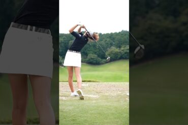 #馬場咲希 スイングをスローで🏌️‍♀️｜ #樋口久子三菱電機レディス