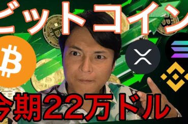 ビットコイン価格、今期22万ドル(3300万円)？他の仮想通貨も大反発！