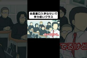 全員裏口入学なせいで学力低いクラス【コント】【アニメ】