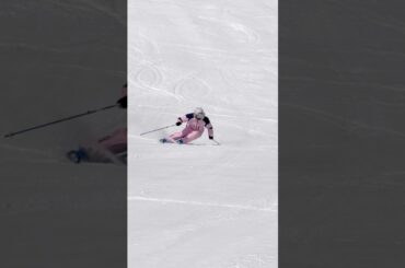 中斜面深いミドルカービングターン！森田優香#shorts