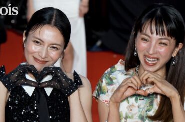 【東京国際映画祭】柴咲コウ＆満島ひかり、自然体　レカペで腕組みフォトセッション