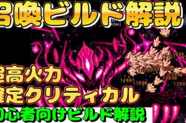 【Necesseネセス】ビルド解説『エンドゲーム攻略用　召喚ビルド解説　　初心者向け丁寧に解説』