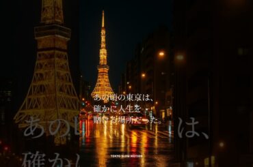 スマホもSNSもなかった時代。｜1980s City Pop・Trendy Drama・Tokyo Night