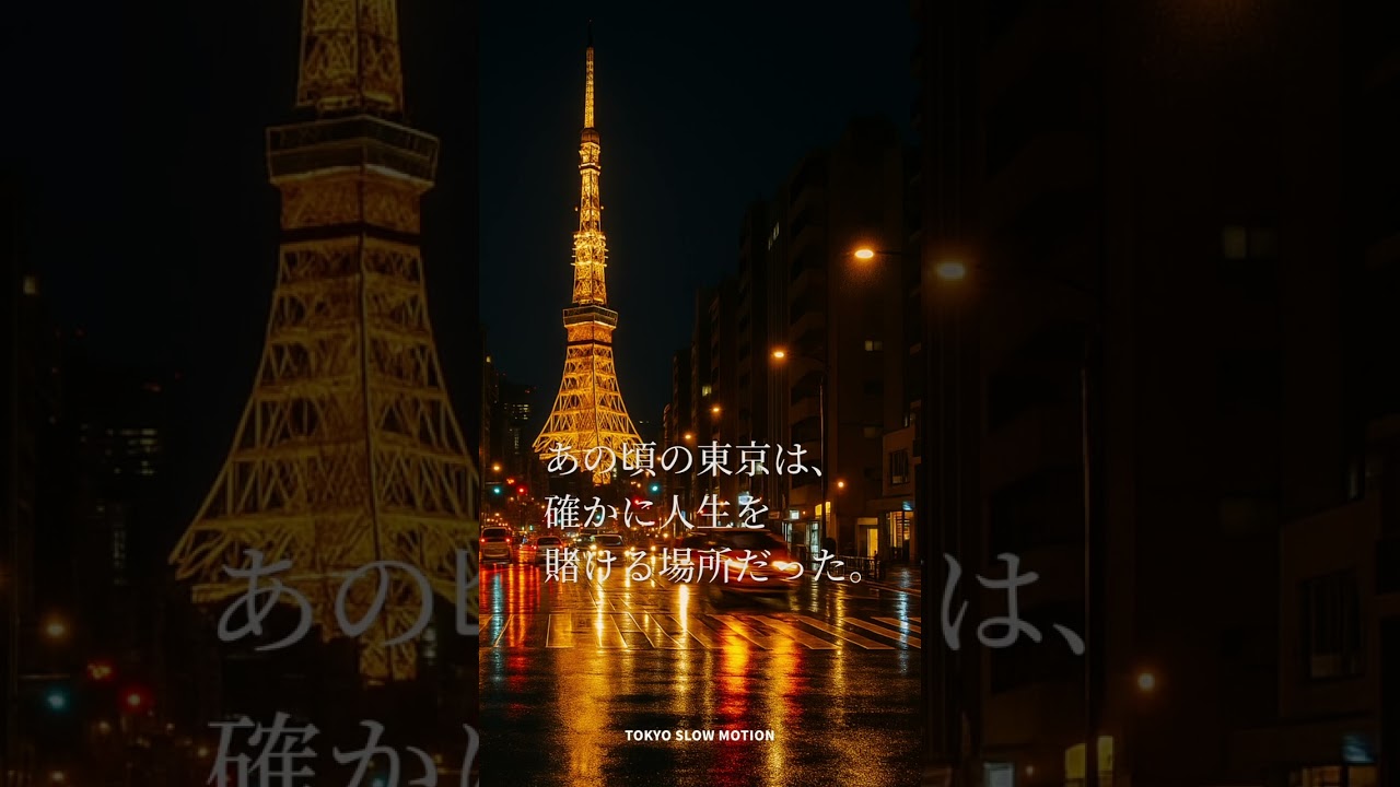 スマホもSNSもなかった時代。|1980s City Pop・Trendy Drama・Tokyo Night スマホもSNSもなかった時代。|1980s City Pop・Trendy Drama・Tokyo Night