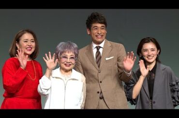 泉ピン子、共演者に謝罪した理由は…（声舞劇！「終活を始めた途端、55歳の息⼦が帰ってきました」記者発表会／泉ピン子 佐藤隆太 星野真里 あめくみちこ）