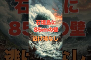日本史上最大85m津波が今、沖縄八重山で起こったら？ #shorts