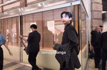 目黒蓮  川口 春奈 I met Ren Meguro [Snow Man] at the Fendi SS26 party in Milan. #meme #fendiss26 #renmeguro