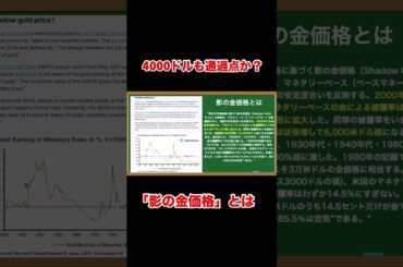 【影の金本位制】金価格はどこまで上がるのか #shorts