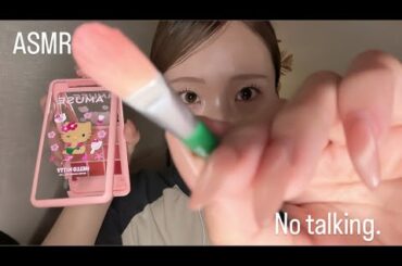 【ASMR】No talking.メイクするよー💄💕make up roleplay.mouth sound.
