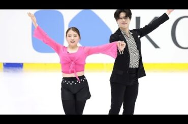 紀平梨花＆西山真瑚、アイスダンスで新章開幕！西日本選手権で息ぴったりの初練習　ミラノ五輪へ再出発