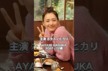 女優綾瀬はるかの生涯とキャリア #綾瀬はるか #AyaseHaruka  #evolution #thenandnow