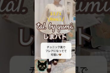 【11/1Haul】忙しい人のためのしまパトダイジェスト #プチプラ #ファッション #しまパト #しまむら  #tal. by yumi #shorts #購入品紹介 #159cm