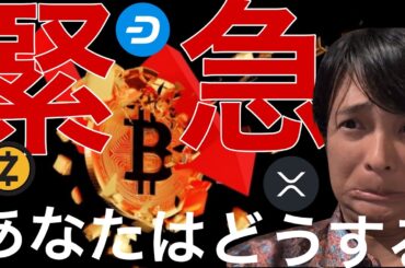 緊急事件でビットコイン大暴落へ？あの仮想通貨たちは爆上げ！あなたはどうする？