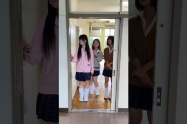 自作でエレベーターを作りました#放課後アオハル学園#さくら #あみか #ゆのん