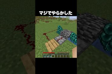 マジで終わった #shorts #マインクラフト #マイクラ