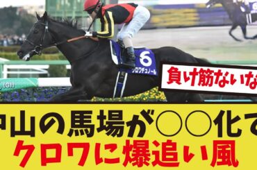 「中山の馬場が異常だけど皐月賞どうなる」に対するみんなの反応集