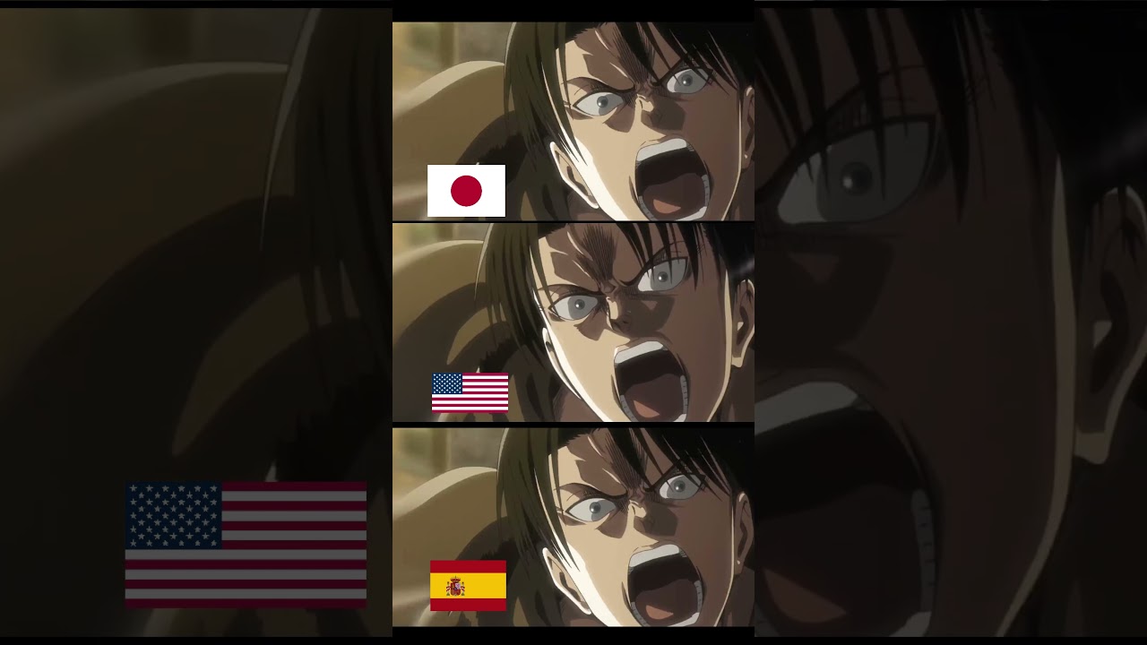 #shorts 各国の「ケニー!!」【3ヶ国語】【進撃の巨人】 #shorts 各国の「ケニー!!」【3ヶ国語】【進撃の巨人】