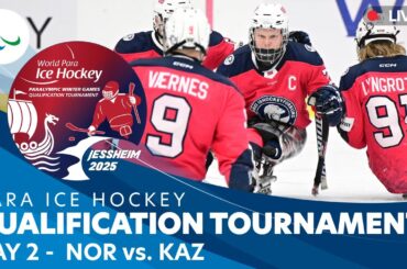 Para Ice Hockey | Norway vs Kazakhstan | Day 2 | Qualification Tournament | Jessheim 2025