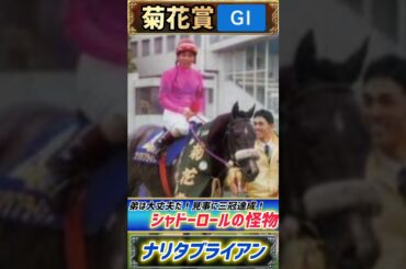 【過去の菊花賞プレイバック】史上5頭目の三冠達成！シャドーロールの怪物ナリタブライアン！【菊花賞1994】#競馬 #競馬予想 #菊花賞  #short #shorts #JRA